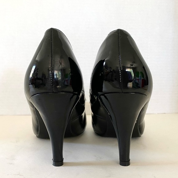 NWOT — Sam & Libby SLORRAZIO Black Retro Pumps Size 10 — Y2K - Picture 8 of 14